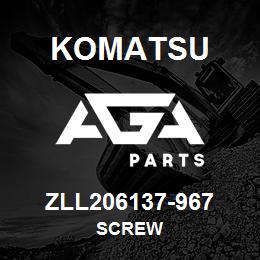ZLL206137-967 Komatsu SCREW | AGA Parts