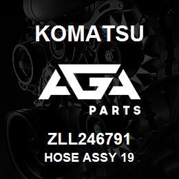 ZLL246791 Komatsu HOSE ASSY 19 | AGA Parts