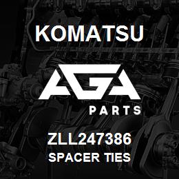 ZLL247386 Komatsu SPACER TIES | AGA Parts ZLL247386 Komatsu SPACER TIES | AGA Parts
