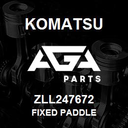 ZLL247672 Komatsu FIXED PADDLE | AGA Parts ZLL247672 Komatsu FIXED PADDLE | AGA Parts