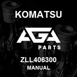 ZLL406300 Komatsu MANUAL | AGA Parts