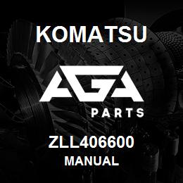 ZLL406600 Komatsu MANUAL | AGA Parts
