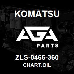 ZLS-0466-360 Komatsu CHART.OIL | AGA Parts