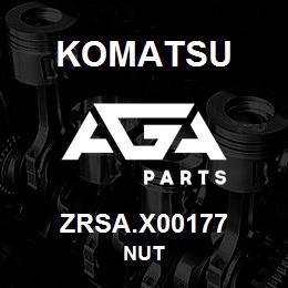 ZRSA.X00177 Komatsu NUT | AGA Parts