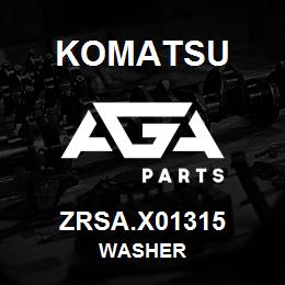 ZRSA.X01315 Komatsu WASHER | AGA Parts