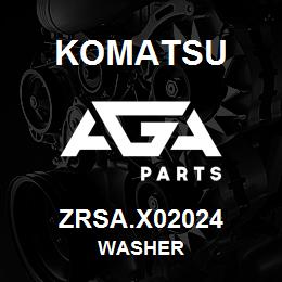 ZRSA.X02024 Komatsu WASHER | AGA Parts