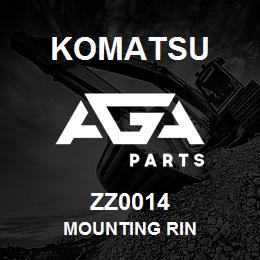 ZZ0014 Komatsu MOUNTING RIN | AGA Parts