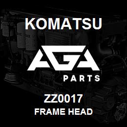ZZ0017 Komatsu FRAME HEAD | AGA Parts