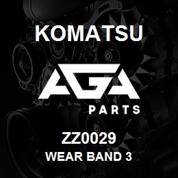 ZZ0029 Komatsu WEAR BAND 3 | AGA Parts
