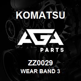 ZZ0029 Komatsu WEAR BAND 3 | AGA Parts
