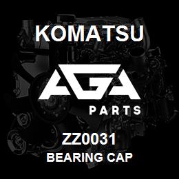 ZZ0031 Komatsu BEARING CAP | AGA Parts