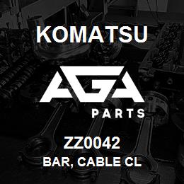 ZZ0042 Komatsu BAR, CABLE CL | AGA Parts