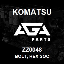 ZZ0048 Komatsu BOLT, HEX SOC | AGA Parts