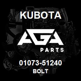 01073-51240 Kubota BOLT | AGA Parts
