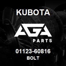 01123-60816 Kubota BOLT | AGA Parts