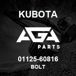 01125-60816 Kubota BOLT | AGA Parts