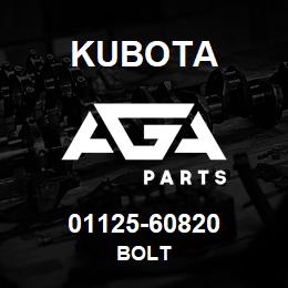 01125-60820 Kubota BOLT | AGA Parts
