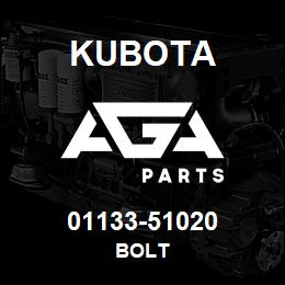 01133-51020 Kubota BOLT | AGA Parts