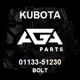 01133-51230 Kubota BOLT | AGA Parts