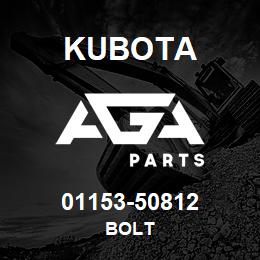 01153-50812 Kubota BOLT | AGA Parts