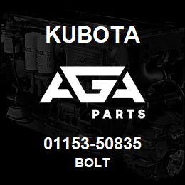01153-50835 Kubota BOLT | AGA Parts