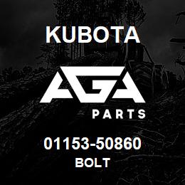 01153-50860 Kubota BOLT | AGA Parts