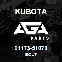 01173-51070 Kubota BOLT | AGA Parts