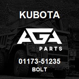 01173-51235 Kubota BOLT | AGA Parts