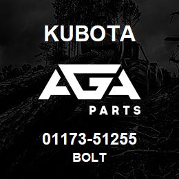 01173-51255 Kubota BOLT | AGA Parts