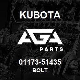 01173-51435 Kubota BOLT | AGA Parts