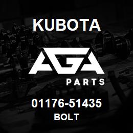 01176-51435 Kubota BOLT | AGA Parts