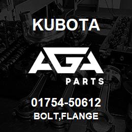 01754-50612 Kubota BOLT,FLANGE | AGA Parts