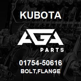 01754-50616 Kubota BOLT,FLANGE | AGA Parts