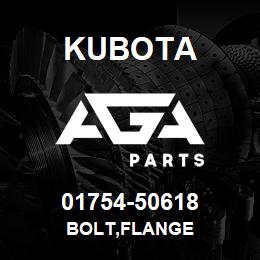 01754-50618 Kubota BOLT,FLANGE | AGA Parts