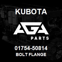 01754-50814 Kubota BOLT FLANGE | AGA Parts