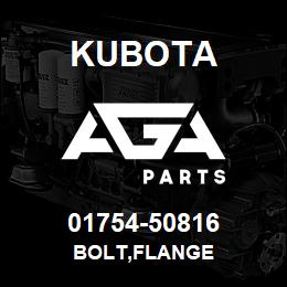 01754-50816 Kubota BOLT,FLANGE | AGA Parts