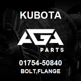 01754-50840 Kubota BOLT,FLANGE | AGA Parts