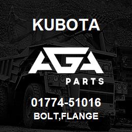 01774-51016 Kubota BOLT,FLANGE | AGA Parts