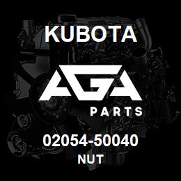 02054-50040 Kubota NUT | AGA Parts