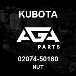 02074-50160 Kubota NUT | AGA Parts