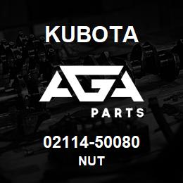 02114-50080 Kubota NUT | AGA Parts