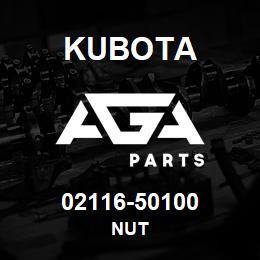 02116-50100 Kubota NUT | AGA Parts