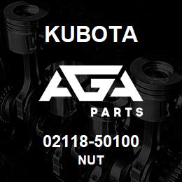 02118-50100 Kubota NUT | AGA Parts