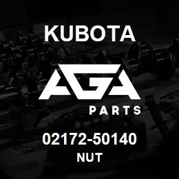 02172-50140 Kubota NUT | AGA Parts