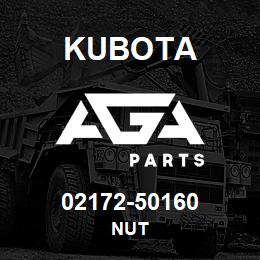 02172-50160 Kubota NUT | AGA Parts