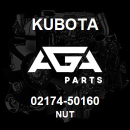 02174-50160 Kubota NUT | AGA Parts