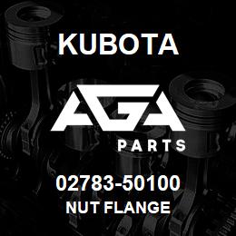 02783-50100 Kubota NUT FLANGE | AGA Parts