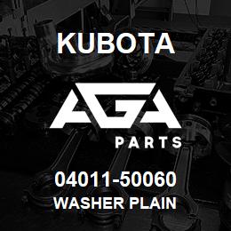04011-50060 Kubota WASHER PLAIN | AGA Parts