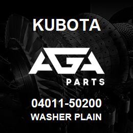 04011-50200 Kubota WASHER PLAIN | AGA Parts