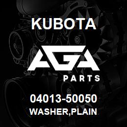 04013-50050 Kubota WASHER,PLAIN | AGA Parts